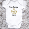 Custom baby onesie – personalized infant bodysuit for newborn gifts or baby showers