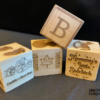 Custom engraved wooden baby blocks – personalized birth keepsake made in Canada
