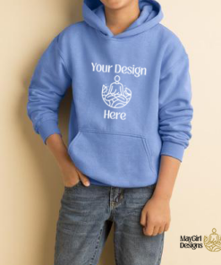 Custom youth hoodie – personalized kids hooded sweatshirt for everyday wear