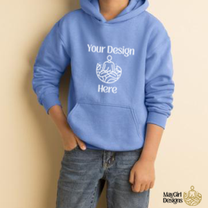 Custom youth hoodie – personalized kids hooded sweatshirt for everyday wear