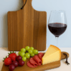 Custom engraved charcuterie board by MayGirl Designs, ideal for personalized gifts and special occasions.