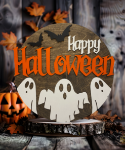 Handmade fall door hanger with cozy seasonal design, perfect for autumn home decor