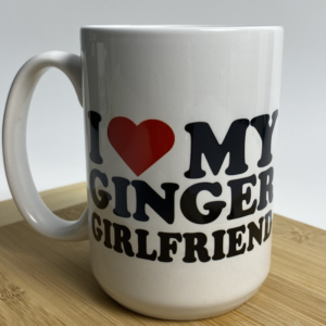 Custom 15 oz personalized coffee mug with a unique MayGirl Designs graphic, perfect for coffee lovers and personalized gifts.